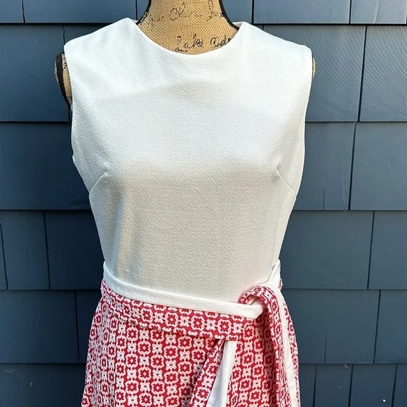 ❤️🤍❤️Vintage handmade dress with belt Palm Royale 60’s gem rare Brady Bunch - Picture 2 of 11